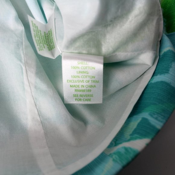 Lilly Pulitzer 00 Pearl Shift Dress in Poolside Blue Floral Lace Appliqués 2XS - Picture 9 of 10